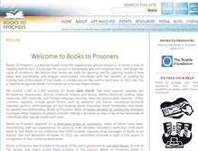 Tablet Screenshot of bookstoprisoners.net